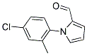 1-(4-Chloro-2-methylphenyl)-1H-pyrrole-2-carbaldehyde 结构式
