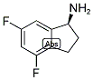 (S)-4,6-DIFLUORO-INDAN-1-YLAMINE 结构式