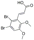 (2E)-3-(2,3-DIBROMO-5,6-DIMETHOXYPHENYL)ACRYLIC ACID 结构式