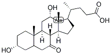 7-KETO-3A,12-ALPHA-DIHYDROXYCHOLANIC ACID 结构式