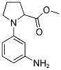 1-(3-AMINO-PHENYL)-PYRROLIDINE-2-CARBOXYLIC ACID METHYL ESTER 结构式