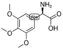 (R)-AMINO-(3,4,5-TRIMETHOXY-PHENYL)-ACETIC ACID 结构式