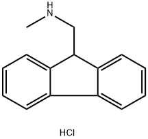 (9H-FLUOREN-9-YLMETHYL)-METHYL-AMINE HYDROCHLORIDE 结构式