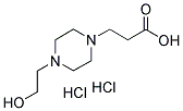 3-[4-(2-HYDROXY-ETHYL)-PIPERAZIN-1-YL]-PROPIONIC ACID 2HCL 结构式