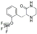 (R)-3-(2-TRIFLUOROMETHOXY-BENZYL)-PIPERAZIN-2-ONE 结构式