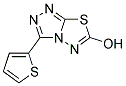 3-(2-THIENYL)[1,2,4]TRIAZOLO[3,4-B][1,3,4]THIADIAZOL-6-OL 结构式