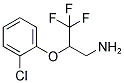 2-(2-CHLORO-PHENOXY)-3,3,3-TRIFLUORO-PROPYLAMINE 结构式