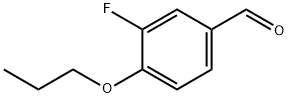 3-氟-4-丙氧基苯甲醛 结构式