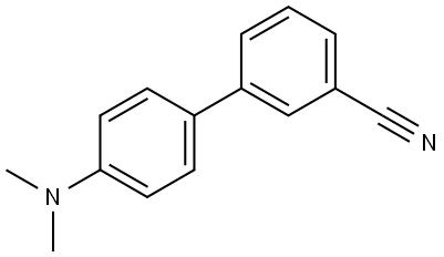 4'-(二甲氨基)[1,1'-联苯]-3-腈 结构式
