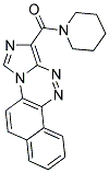 IMIDAZO[5,1-C]NAPHTHO[2,1-E][1,2,4]TRIAZIN-1-YL(1-PIPERIDYLL)METHANONE 结构式