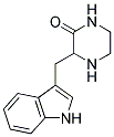 3-(1H-INDOL-3-YLMETHYL)-PIPERAZIN-2-ONE 结构式