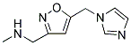 [5-(1H-Imidazol-1-ylmethyl)-3-isoxazolyl]-N-methylmethanamine 结构式