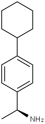 (S)-1-(4-CYCLOHEXYLPHENYL)ETHANAMINE 结构式