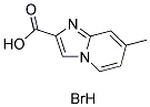 7-METHYL-IMIDAZO[1,2-A]PYRIDINE-2-CARBOXYLIC ACID HYDROBROMIDE 结构式