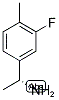(R)-1-(3-FLUORO-4-METHYLPHENYL)ETHANAMINE 结构式