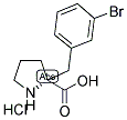 (R)-ALPHA-(3-BROMOBENZYL)-PROLINE-HCL 结构式