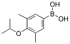 3,5-DIMETHYL-4-ISOPROPOXYPHENYLBORONIC ACID 结构式