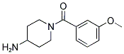 (4-AMINO-PIPERIDIN-1-YL)-(3-METHOXY-PHENYL)-METHANONE 结构式