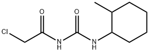 3-(2-氯乙酰基)-1-(2-甲基环己基)脲,非对映异构体混合物 结构式