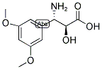 3-(S)-AMINO-2-(S)-HYDROXY-3-(3,5-DIMETHOXY-PHENYL)-PROPIONIC ACID 结构式