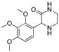 3-(2,3,4-TRIMETHOXY-PHENYL)-PIPERAZIN-2-ONE 结构式