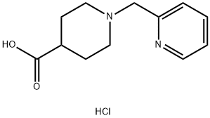 1-(PYRIDIN-2-YLMETHYL)PIPERIDINE-4-CARBOXYLIC ACID DIHYDROCHLORIDE 结构式