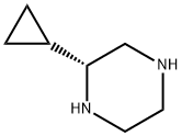 (R)-2-CYCLOPROPYL-PIPERAZINE 结构式