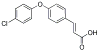 (E)-3-(4-(4-CHLOROPHENOXY)PHENYL)ACRYLIC ACID 结构式