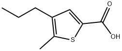 5-甲基-4-丙基噻吩-2-羧酸 结构式