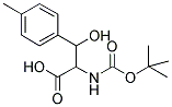 2-TERT-BUTOXYCARBONYLAMINO-3-HYDROXY-3-P-TOLYL-PROPIONIC ACID 结构式