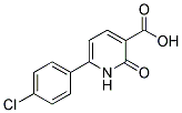 6-(4-CHLORO-PHENYL)-2-OXO-1,2-DIHYDRO-PYRIDINE-3-CARBOXYLIC ACID 结构式