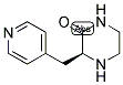 (S)-3-PYRIDIN-4-YLMETHYL-PIPERAZIN-2-ONE 结构式