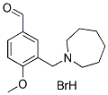 3-(1-AZEPANYLMETHYL)-4-METHOXYBENZALDEHYDE HYDROBROMIDE 结构式