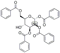 1,2,3,6-TETRA-O-BENZOYL-ALPHA-D-MANNOSE 结构式