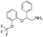 2-PHENYL-2-(2-TRIFLUOROMETHOXY-PHENOXY)-ETHYLAMINE 结构式