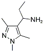 1-(1,3,5-TRIMETHYL-1H-PYRAZOL-4-YL)PROPYLAMINE 结构式