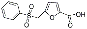 5-[(PHENYLSULFONYL)METHYL]-2-FUROIC ACID 结构式