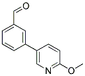3-(6-METHOXY-3-PYRIDINYL)BENZALDEHYDE 结构式