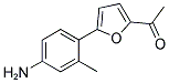 1-[5-(4-AMINO-2-METHYL-PHENYL)-FURAN-2-YL]-ETHANONE 结构式