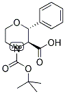 (S)-N-T-BUTYLOXYCARBONYL-TRANS-2-PHENYL-MORPHOLINE-3-CARBOXYLIC ACID 结构式