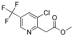 METHYL 2-[3-CHLORO-5-(TRIFLUOROMETHYL)-2-PYRIDINYL]ACETATE 结构式