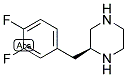 (S)-2-(3,4-DIFLUORO-BENZYL)-PIPERAZINE 结构式