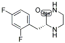 (R)-3-(2,4-DIFLUORO-BENZYL)-PIPERAZIN-2-ONE 结构式
