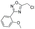 5-(CHLOROMETHYL)-3-(2-METHOXYPHENYL)-1,2,4-OXADIAZOLE 结构式