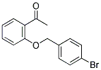 1-(2-((4-溴苄基)氧基)苯基)乙-1-酮 结构式