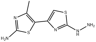 2-HYDRAZINO-4'-METHYL-[4,5']BITHIAZOLYL-2'-YLAMINE 结构式