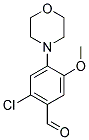 2-CHLORO-5-METHOXY-4-MORPHOLIN-4-YL-BENZALDEHYDE 结构式