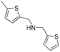 N-((5-METHYLTHIEN-2-YL)METHYL)-N-(THIEN-2-YLMETHYL)AMINE 结构式