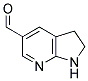 2,3-Dihydro-1H-pyrrolo[2,3-b]pyridine-5-carboxyaldehyde 结构式