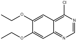 4-氯-6,7-二乙氧基喹唑啉 结构式